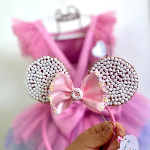 Vestido Infantil Confeitaria Minnie