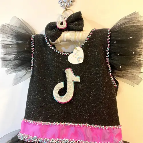 Vestido Infantil Tik Tok