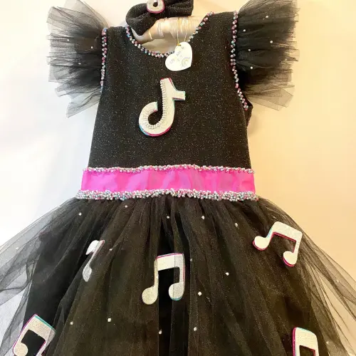 Vestido Infantil Tik Tok