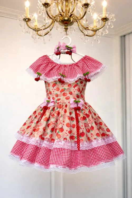 Vestido Junino/ Julino Caipira Infantil