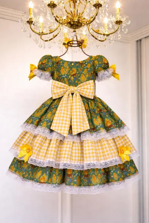 Vestido Junino Brasil/ Copa do Mundo