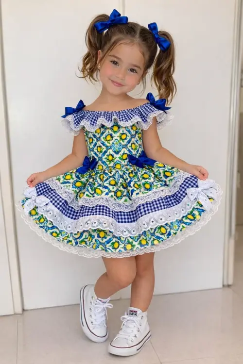 Vestido Junino/são Joao Limão Siliciano