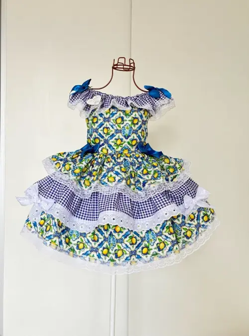 Vestido Junino/são Joao Limão Siliciano