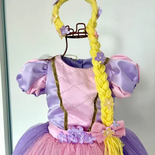 Vestido Fantasia Rapunzel