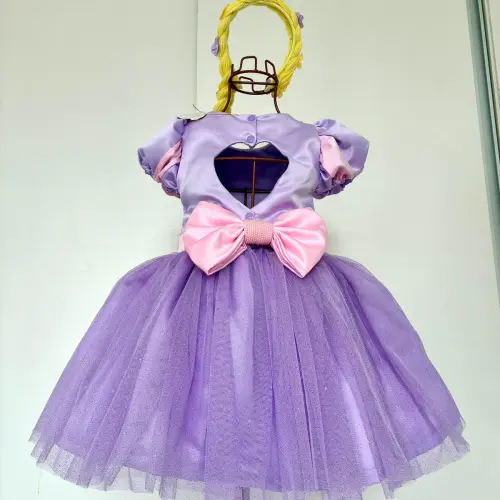Vestido Fantasia Rapunzel