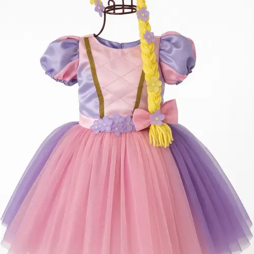 Vestido Fantasia Rapunzel