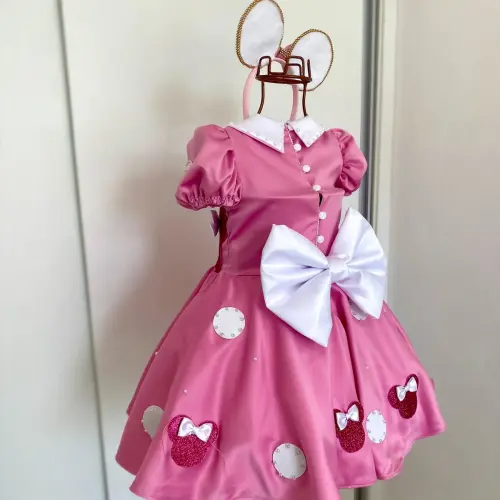 Fantasia Vestido Minie Luxo