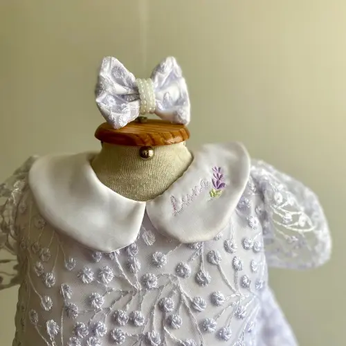 Vestido Infantil Batizado Luxo