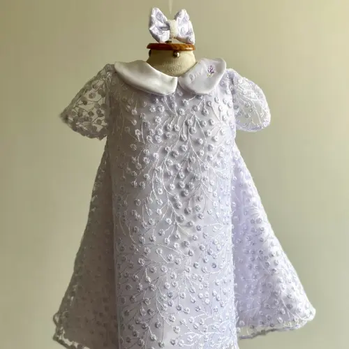 Vestido Infantil Batizado Luxo