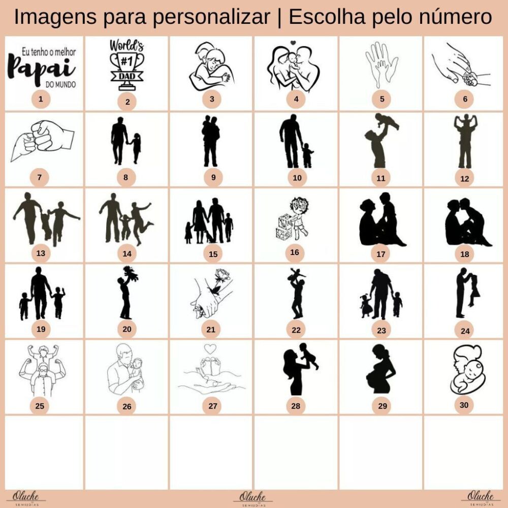 Colar Escapulário Personalizado com Nome ate 2 Filhos Dados