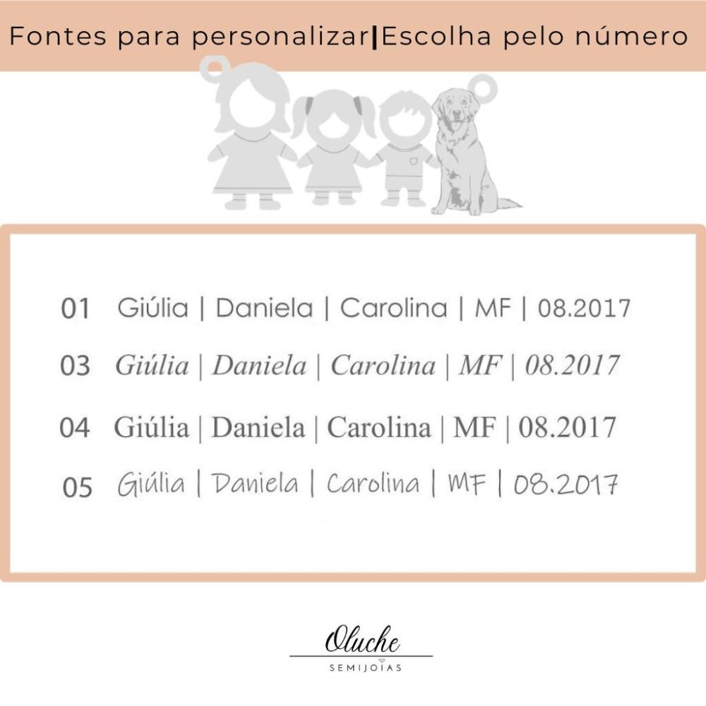 Colar da Família Prata 925