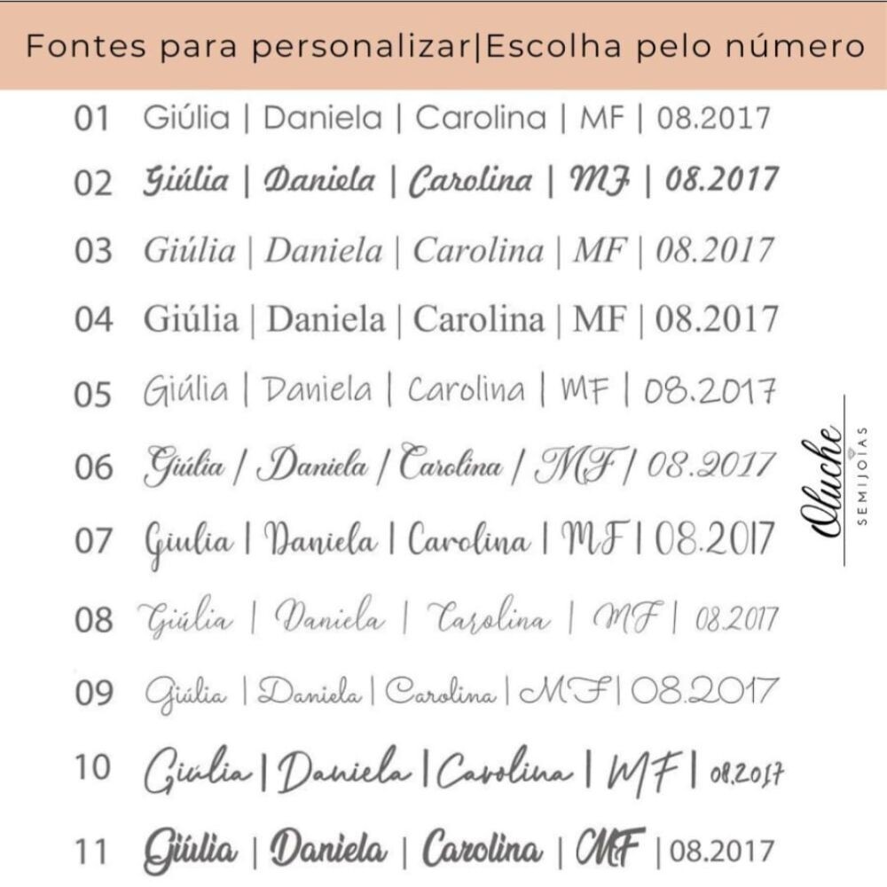 Colar Gravata Personalizável com Placa Vertical Filhos