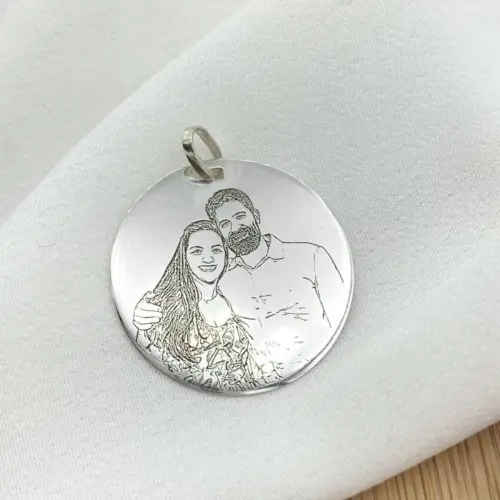 Medalha 25mm em Prata 925