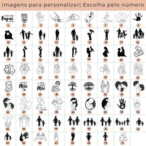 Colar Escapulário Personalizado com Nome ate 2 Filhos Dados
