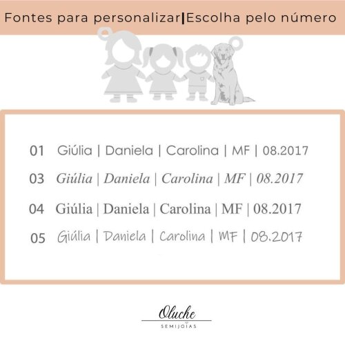 Colar da Família Prata 925