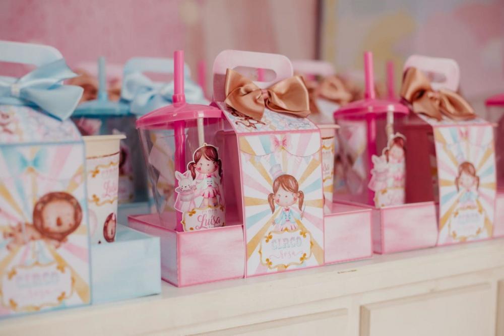 Kit Cinema Circo Rosa - Fazemos em Qualquer Tema