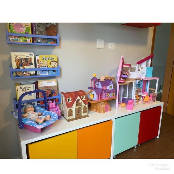 Kit Organizador Infantil em MDF | Nichos, Revisteiro e Caixas