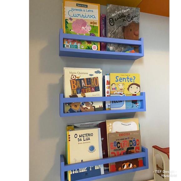 Kit Organizador Infantil em MDF | Nichos, Revisteiro e Caixas