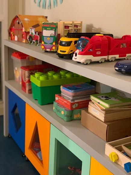 Organizador Infantil com Caixas e Estante para Livros | TEF Marce
