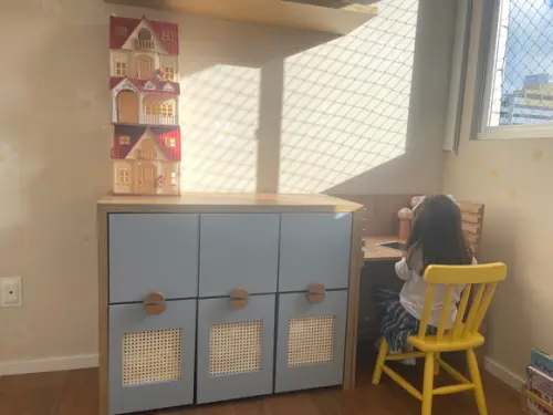 Conjunto Infantil Montessori com Mesa Regulável | TEF Marcenaria