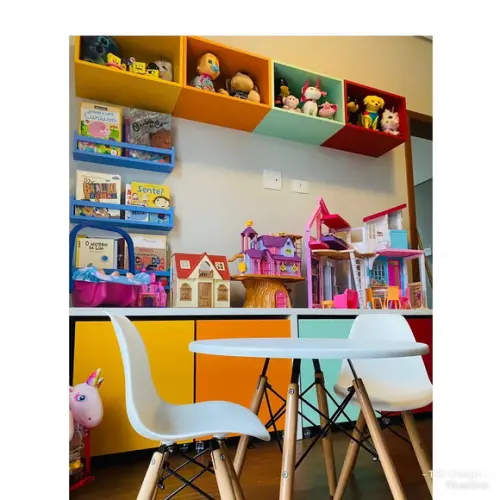 Kit Organizador Infantil em MDF | Nichos, Revisteiro e Caixas
