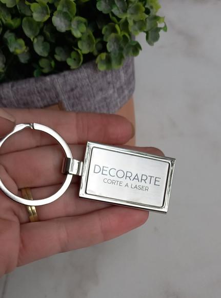 Chaveiro em Metal Personalizado com Logo - 1 Unidade