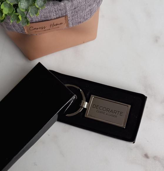 Chaveiro em Metal Personalizado com Logo - 1 Unidade