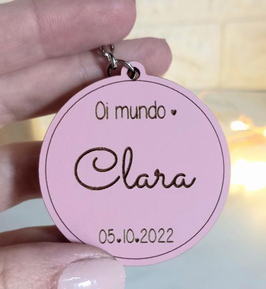 Chaveiro Nascimento Rosa oi Mundo