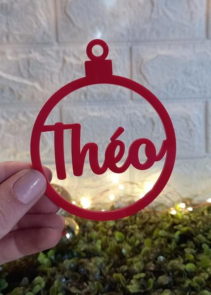 Enfeite de Natal Personalizado | 8cm Ø