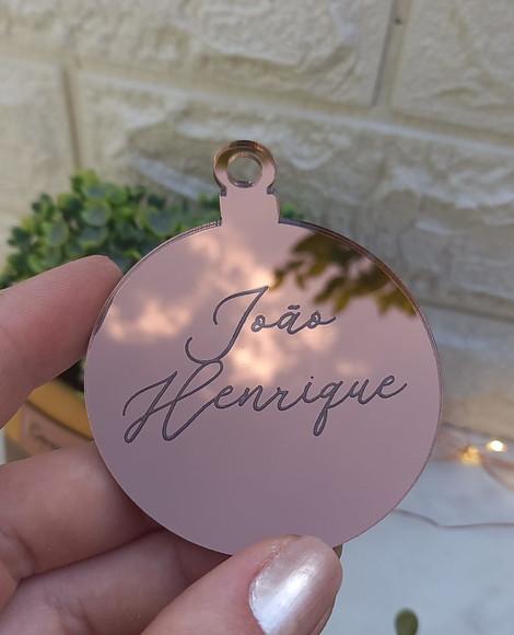 Enfeite de Natal Personalizado com Nome
