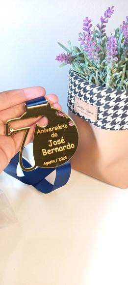 Lembrança de Aniversário Medalha Personalizada