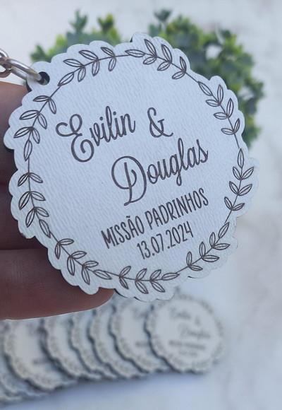 Lembrancinha / Chaveiro Casamento | Esse Amor Juro Regar...