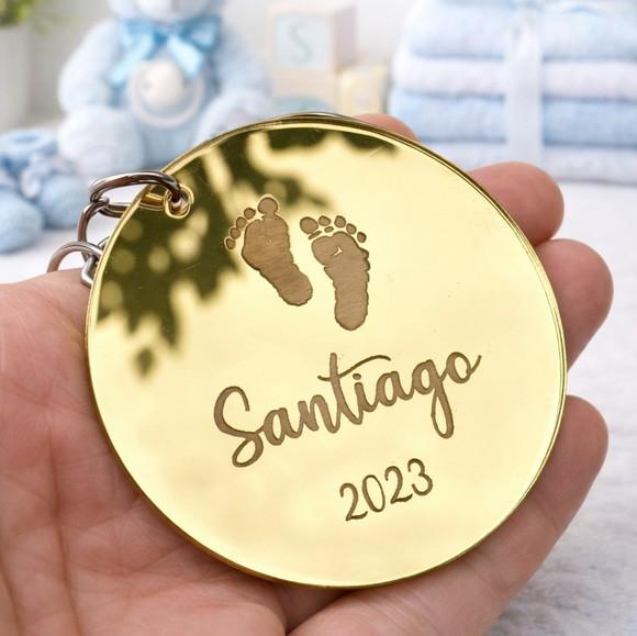 Lembrancinha Chaveiro Infantil Nascimento Personalizado