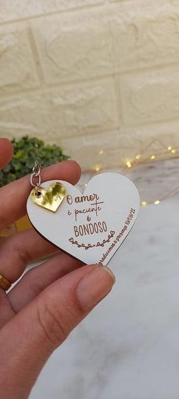 Lembrancinha Chaveiro para Casamento Personalizado