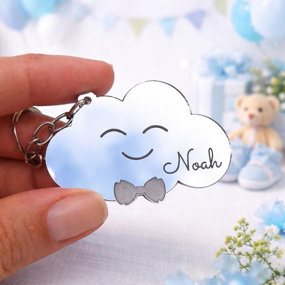Lembrancinha Maternidade Chaveiro Nuvem Personalizado