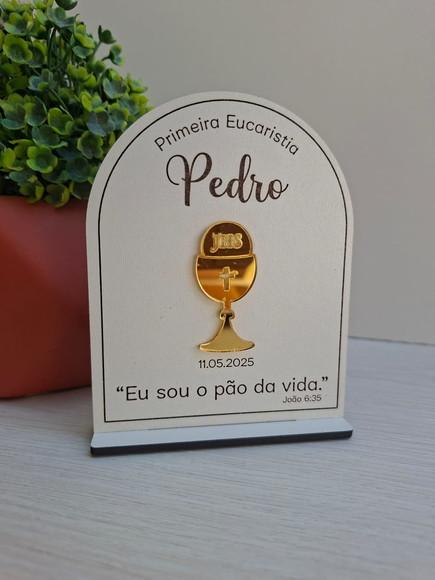 Lembrancinha para Crisma, Eucaristia - Personalizado