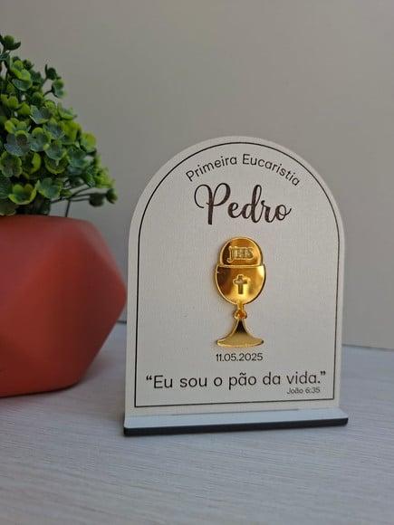 Lembrancinha para Crisma, Eucaristia - Personalizado