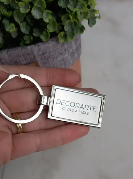 Chaveiro em Metal Personalizado com Logo - 1 Unidade