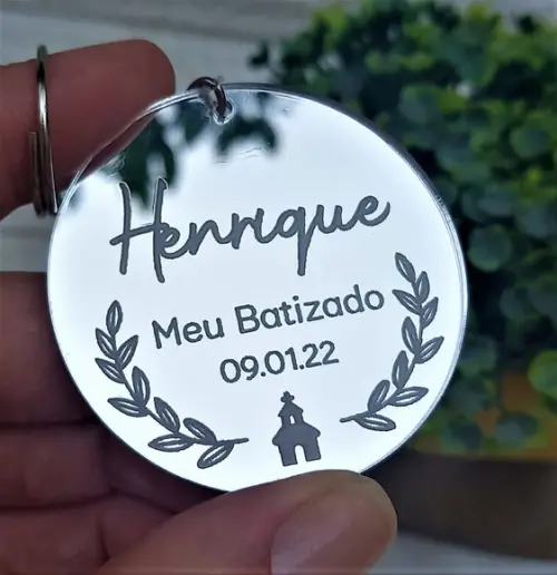 Chaveiro Meu Batizado | Personalizado