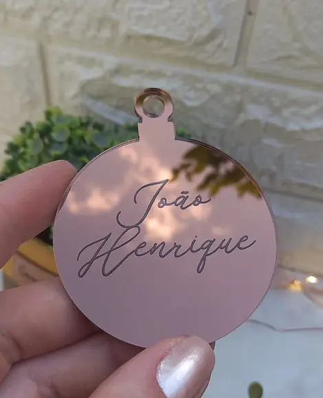 Enfeite de Natal Personalizado com Nome