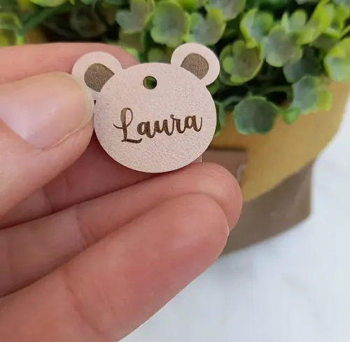 Etiqueta Ursinho Personalizada | Unidade