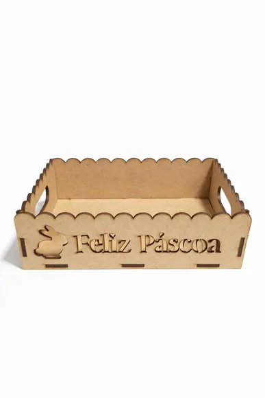 Kit 10 Bandejas Feliz Páscoa 20x15x6 - Envio Imediato