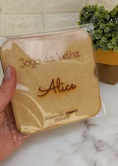 Jogo da Velha Personalizado mdf
