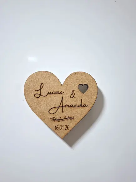 Lembracinha para Casamento | Imã de Geladeira Personalizado