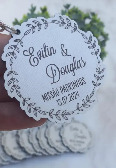 Lembrancinha / Chaveiro Casamento | Esse Amor Juro Regar...