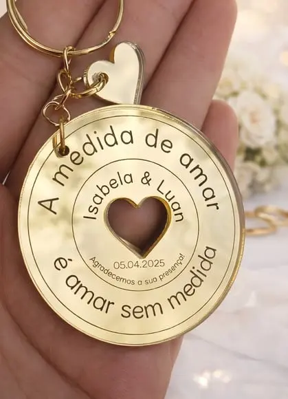 Lembrancinha / Chaveiro para Casamento