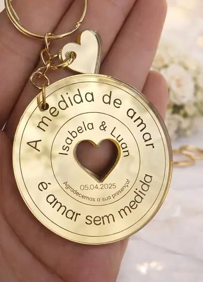 Lembrancinha / Chaveiro para Casamento - Unidade