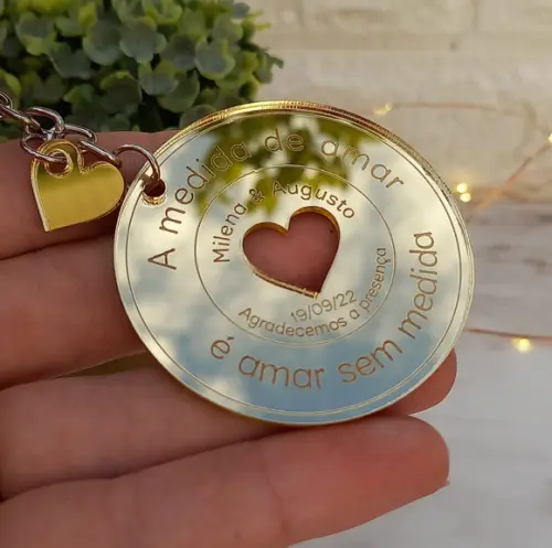 Lembrancinha / Chaveiro para Casamento - Unidade