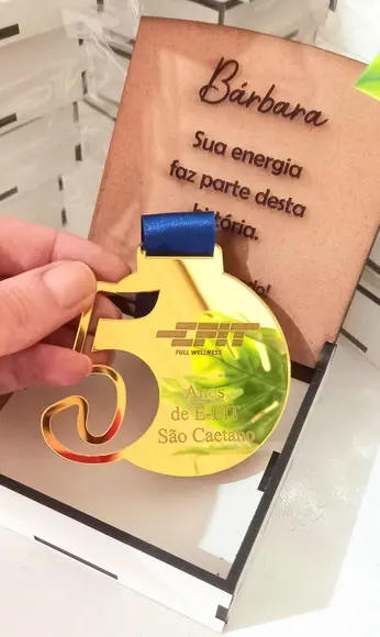 Medalha Personalizada com Caixa