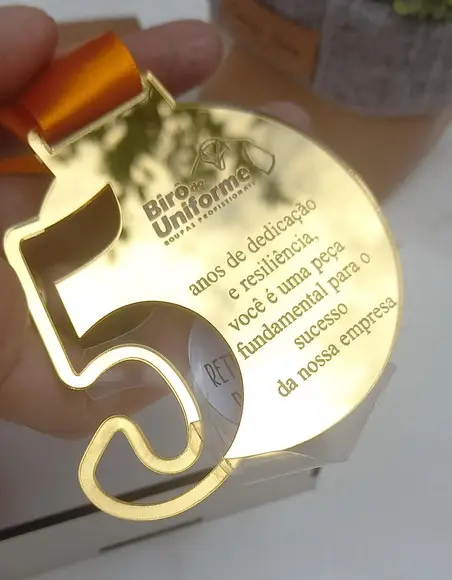 Medalha Personalizada com Logo